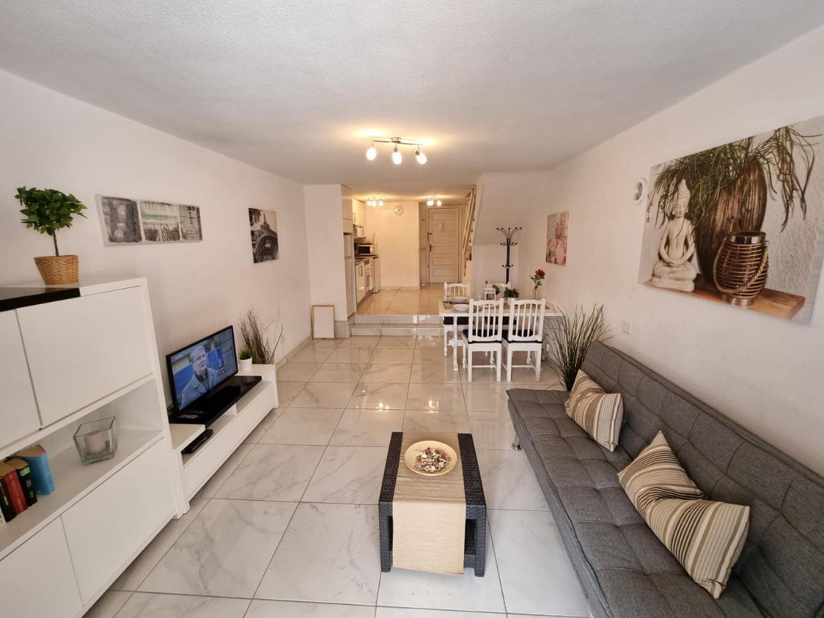 פלאייה דה לאס אמריקס Duplex Apartment Vistamar, Sea-View, Heated Pool In Parque Santiago 2, Wifi מראה חיצוני תמונה