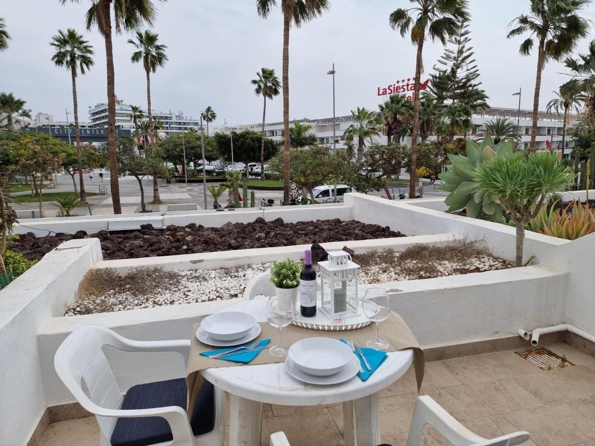 פלאייה דה לאס אמריקס Duplex Apartment Vistamar, Sea-View, Heated Pool In Parque Santiago 2, Wifi מראה חיצוני תמונה